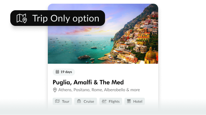 Deals with a Trip Only option